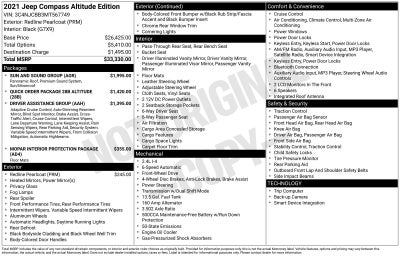 2021 Jeep Compass Altitude