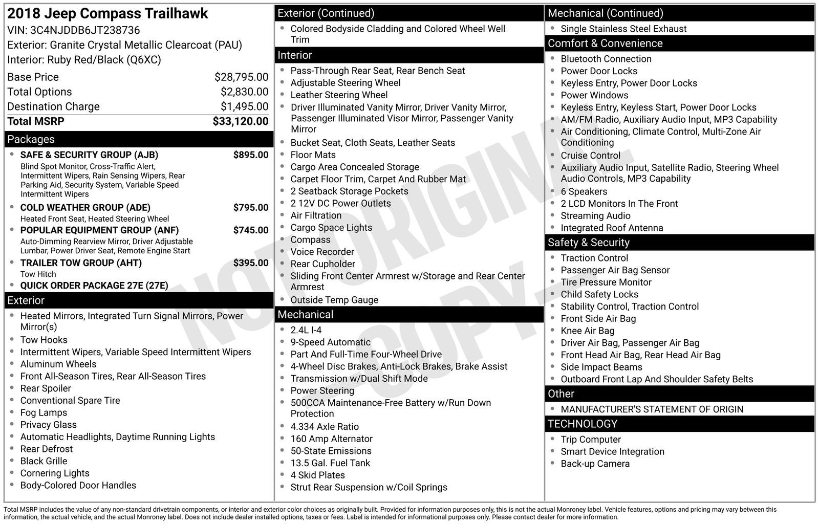 2018 Jeep Compass Trailhawk