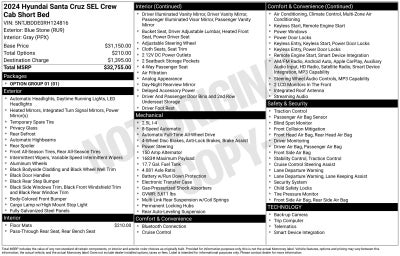 2024 Hyundai Santa Cruz SEL