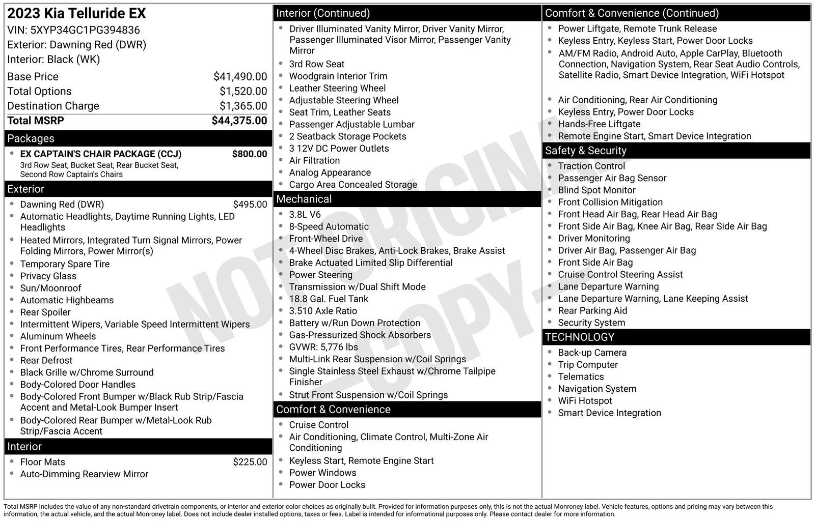 2023 Kia Telluride EX