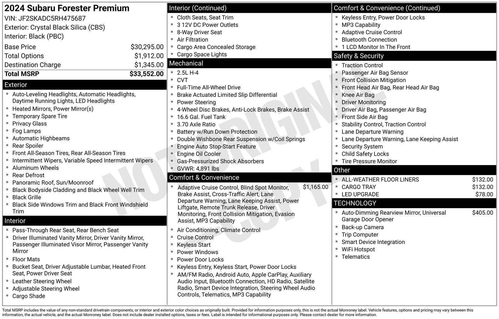 2024 Subaru Forester Premium