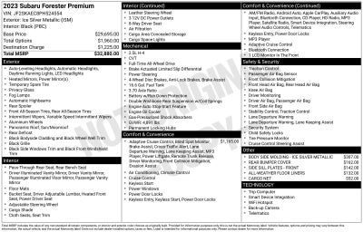 2023 Subaru Forester Premium
