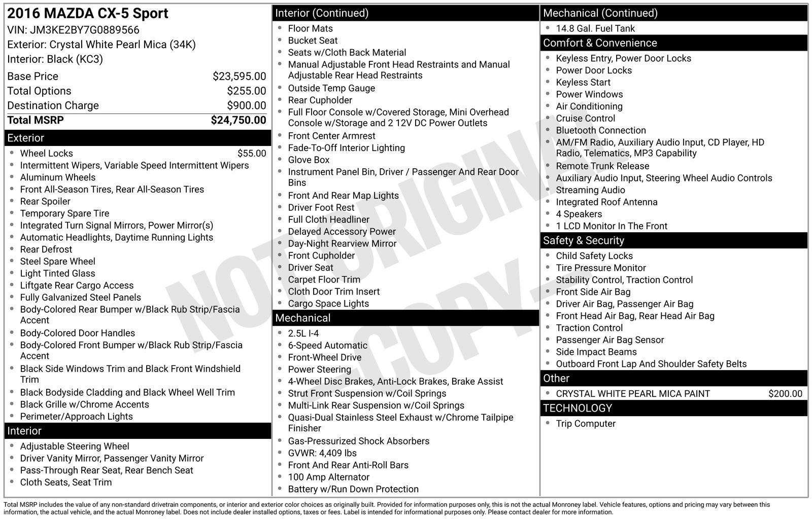 2016 Mazda Mazda CX-5 Sport