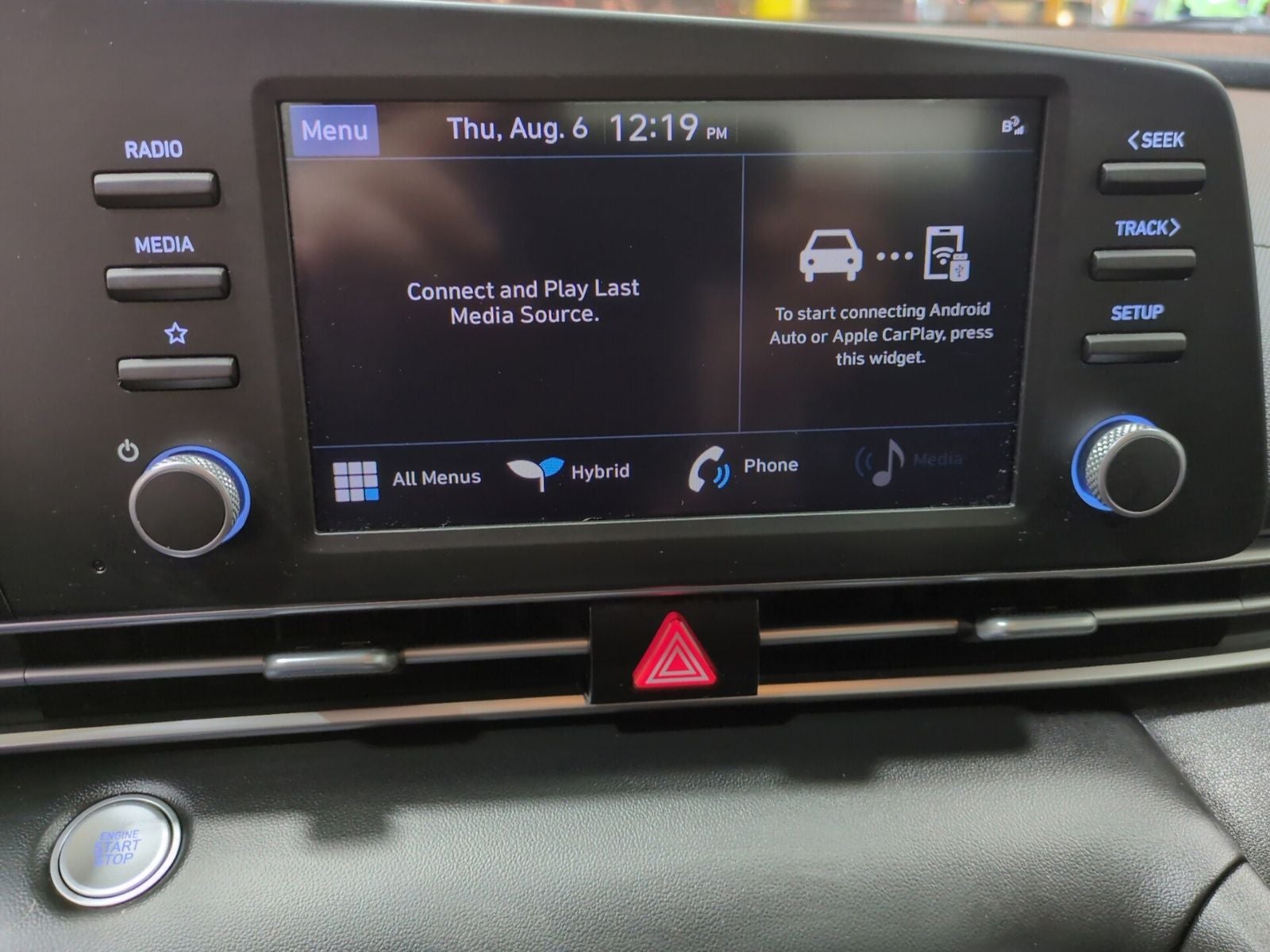 2023 Hyundai Elantra Hybrid Blue
